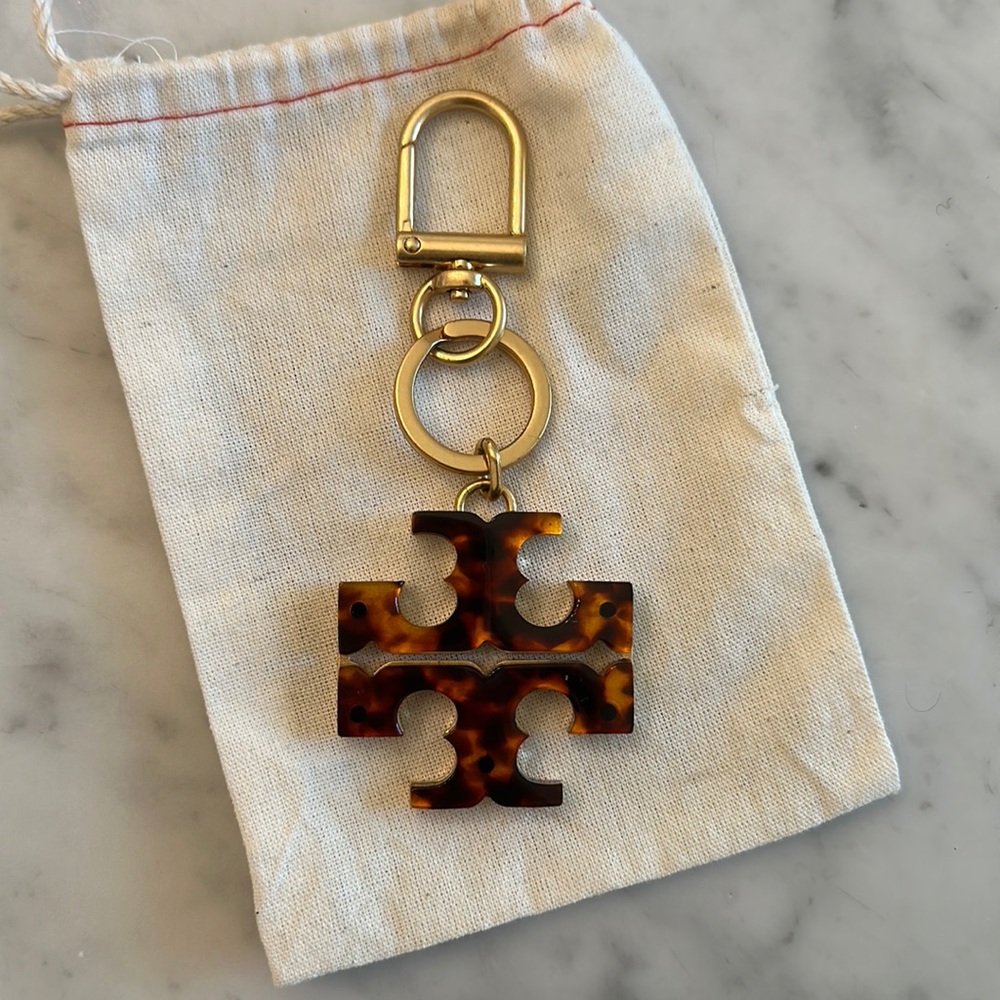 Tory Burch bag charm/keychain